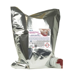 vendita online Detersivo per bucato peonia con rubinetto da 3 kg. Detersivi, detergenti, disinfettanti, sgrassatori Saponificio Chizzoni Luigi & C.